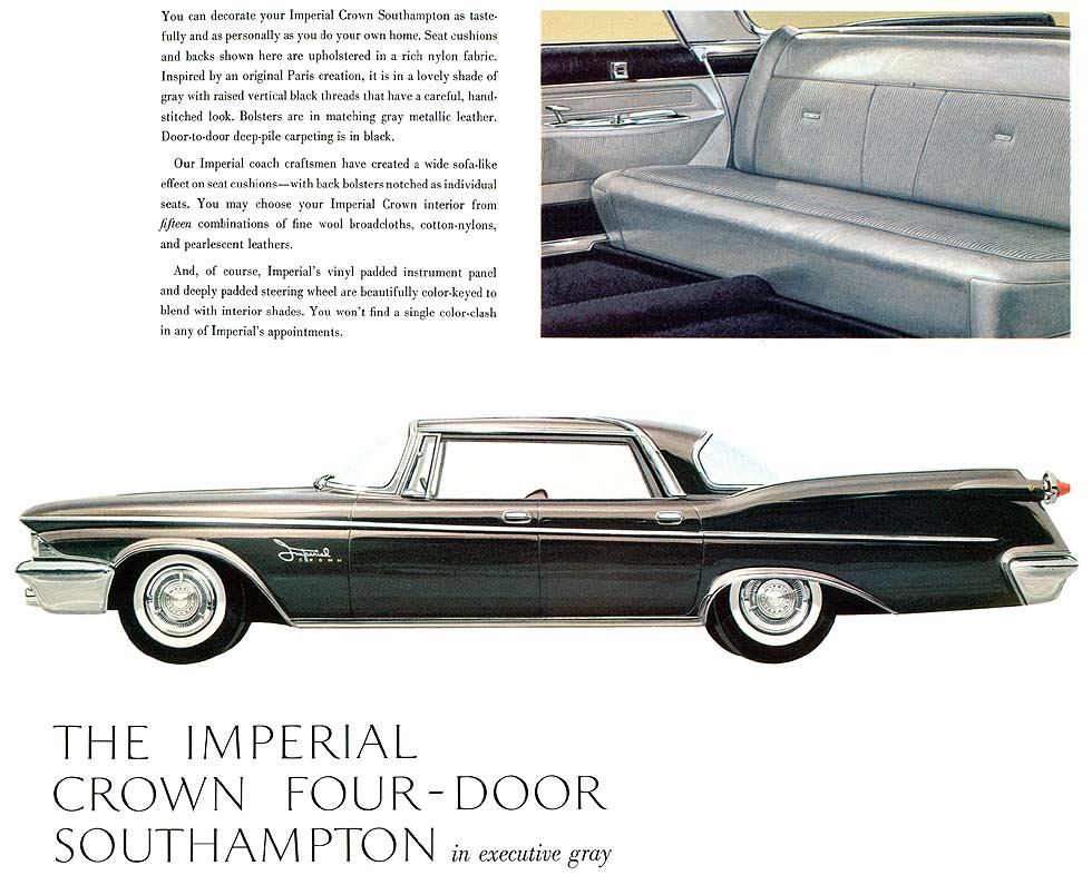 Directory Index Chrysler And Imperial 1960 Chrysler 1960 Imperial Brochure